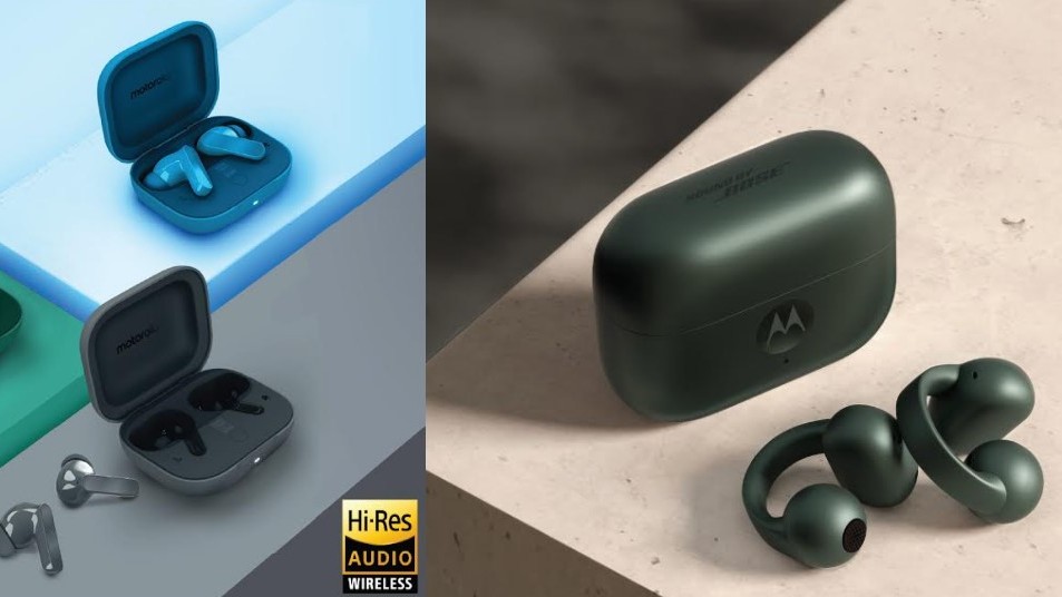Moto Buds BASS (left) and Moto Buds Loop (right).