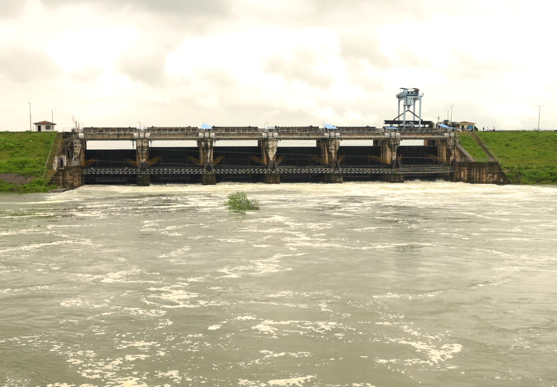 Over 11000 cusec of water was released downstream from Karanja dam in Bhalki taluk of Bidar district. The catchment of Karanja a tributary of Manjra has been experiencing heavy showers in the past few days. 
