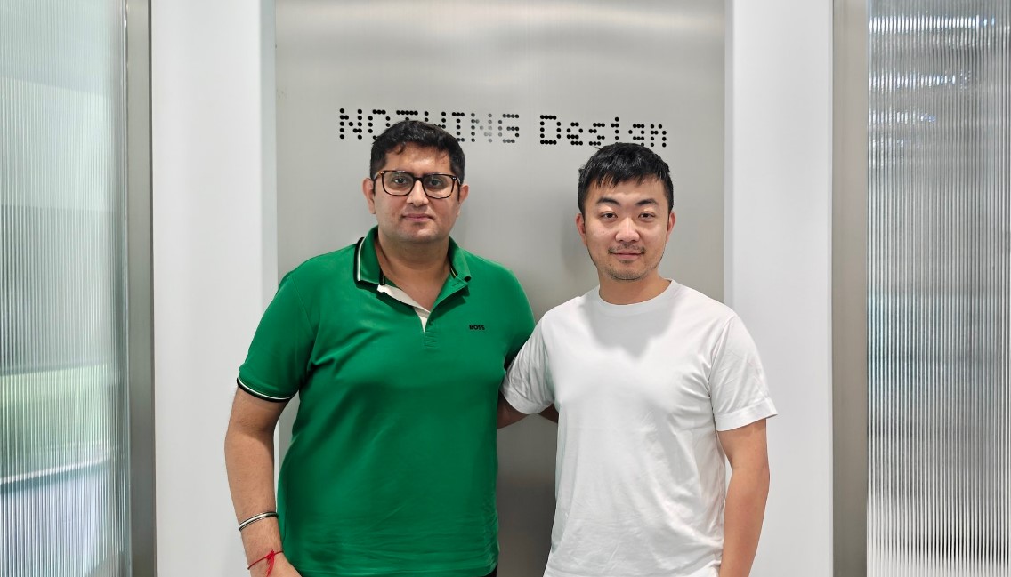 Himanshu Tandon, VP of Business CMF (left) with Carl Pei, co-founder and CEO of Nothing Inc. 