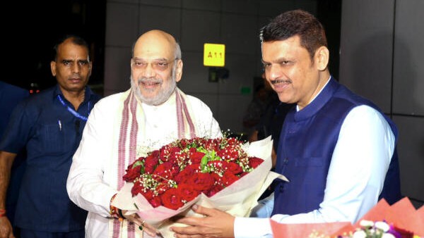 Amit Shah offers prayers at Lalbaugcha raja, visits Fadnavis' residence in Mumbai