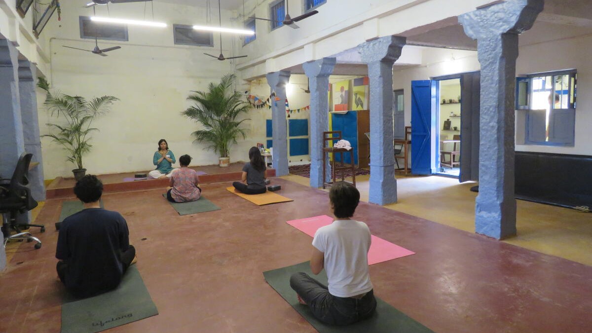 A 120-year-old Mutt in Bengaluru has been converted into bright, colourful community space