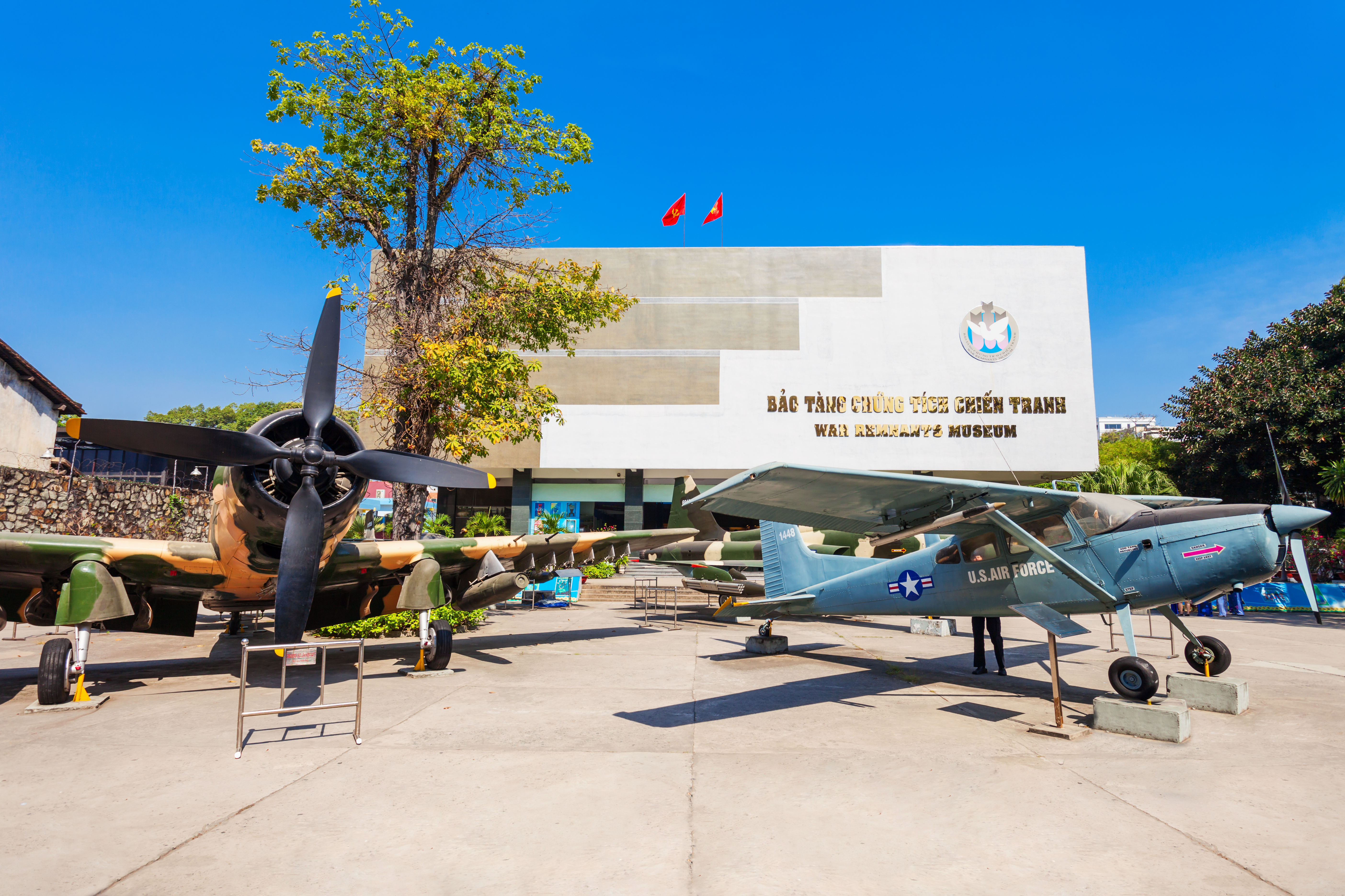 The War Remnants Museum in Ho Chi Minh City, or Saigon, in Vietnam.