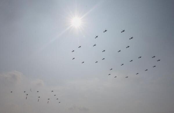 Military parade to mark the 80th anniversary of the end of World War Two, in Beijing.