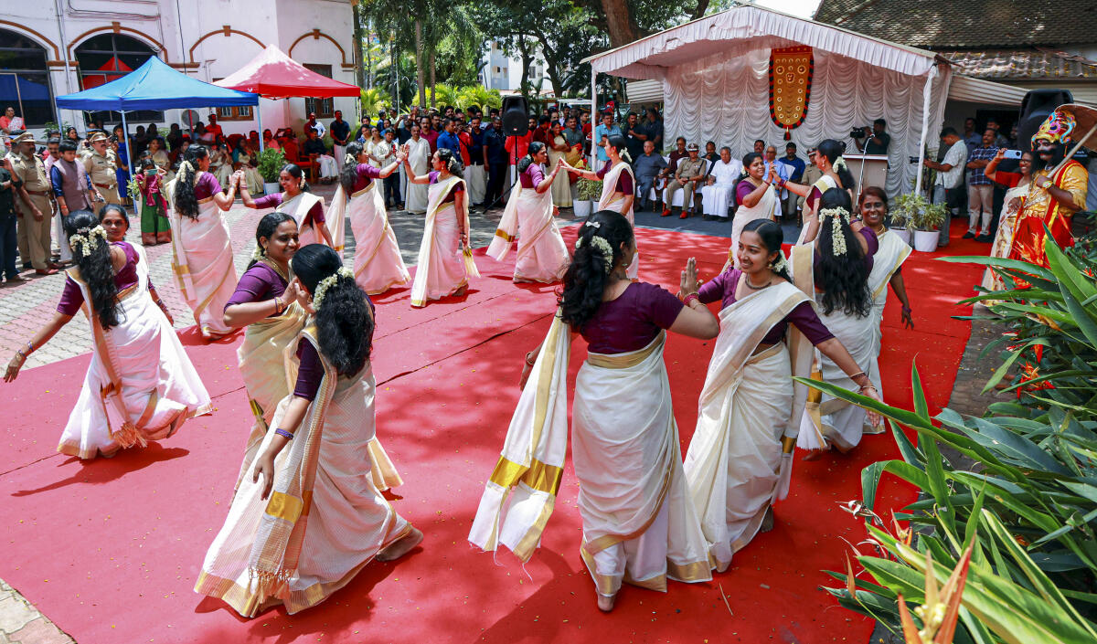 Onam festival celebrations in Kerala.