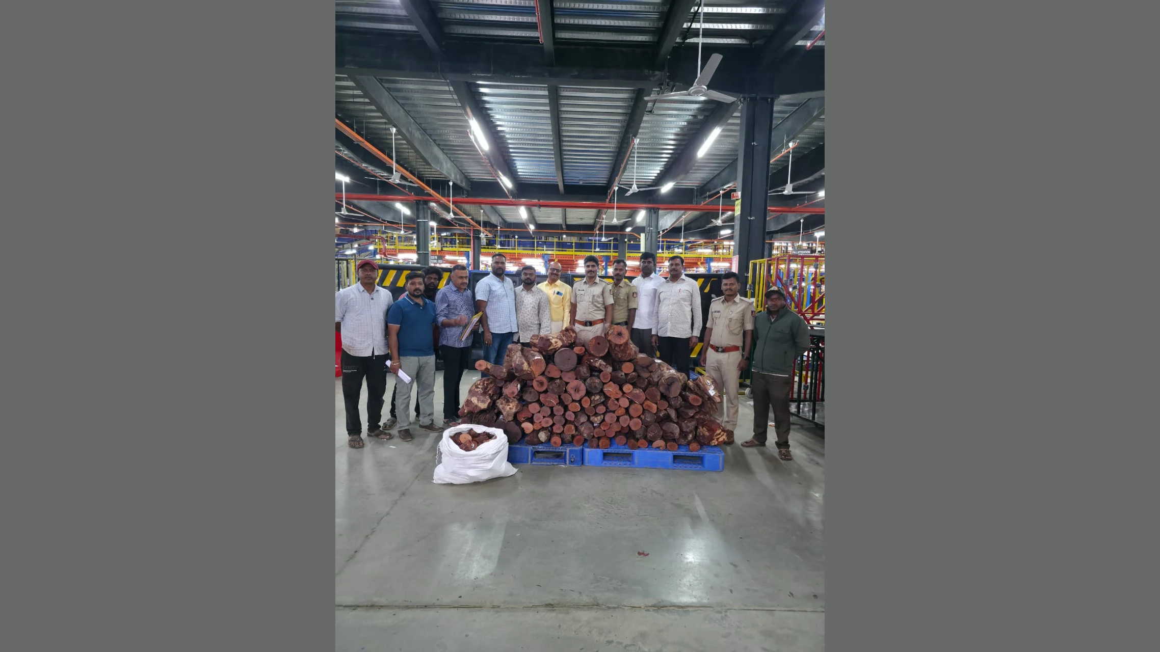 3 Andhra men arrested in red sanders smuggling racket; cops seize wood worth Rs 25 lakh in Hoskote