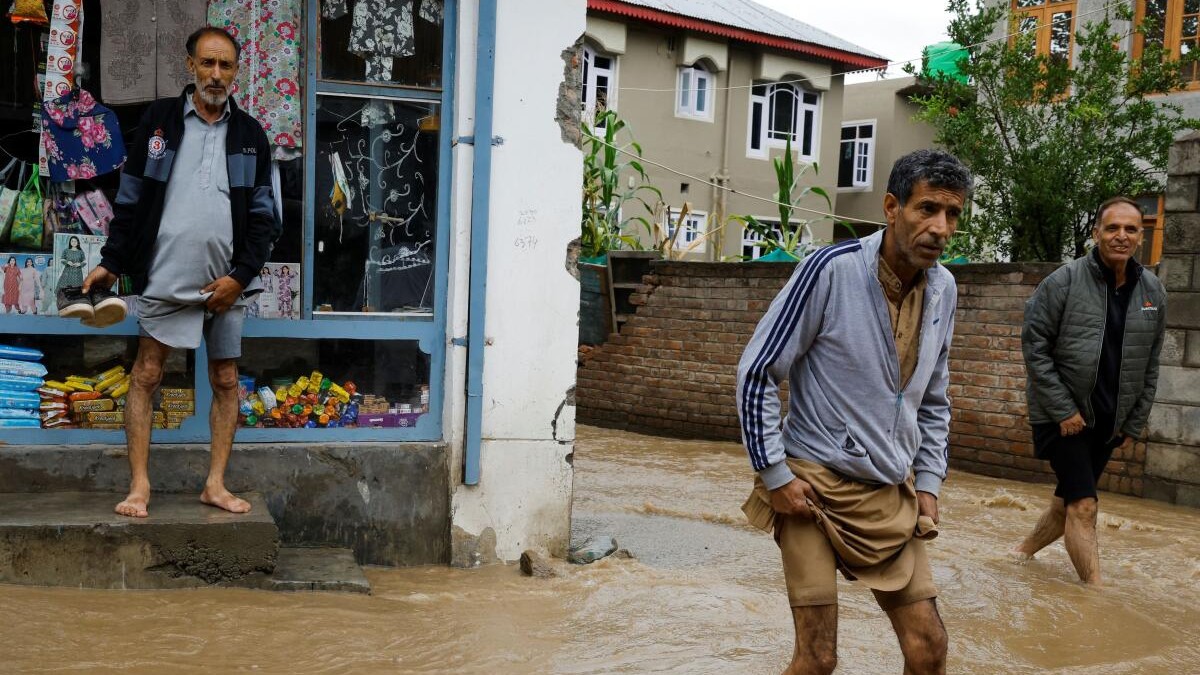 Chenab, Jhelum cross danger mark as heavy rains trigger flood threat in Jammu and Kashmir
