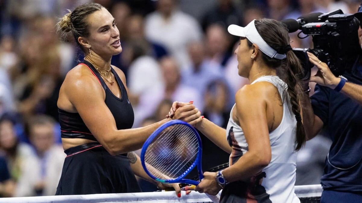 Aryna Sabalenka battles back to beat Jessica Pegula and reach US Open final