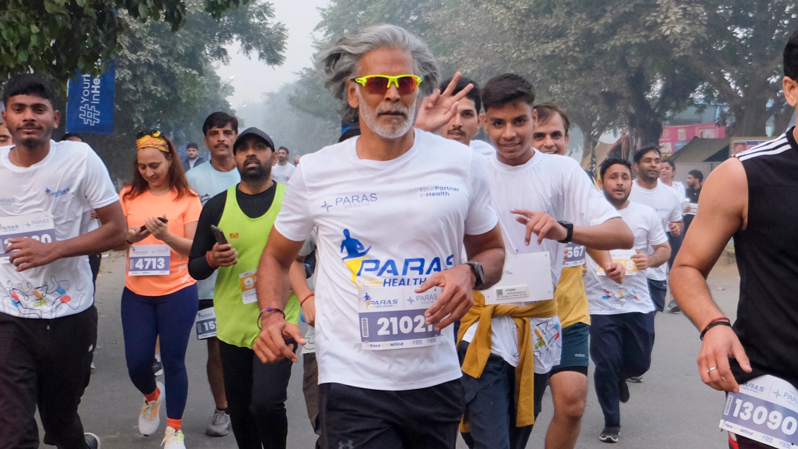 BJYM launches ‘Namo Yuva Run’ with Milind Soman to mark PM Modi’s 75th birthday