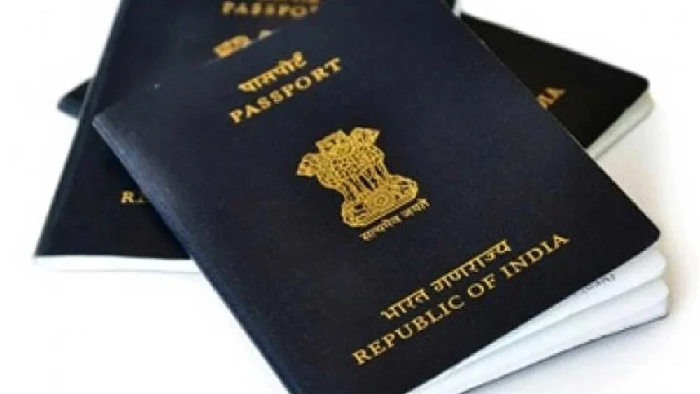 Representative image of an Indian passport.