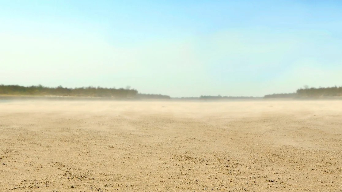 Representative image of land. 