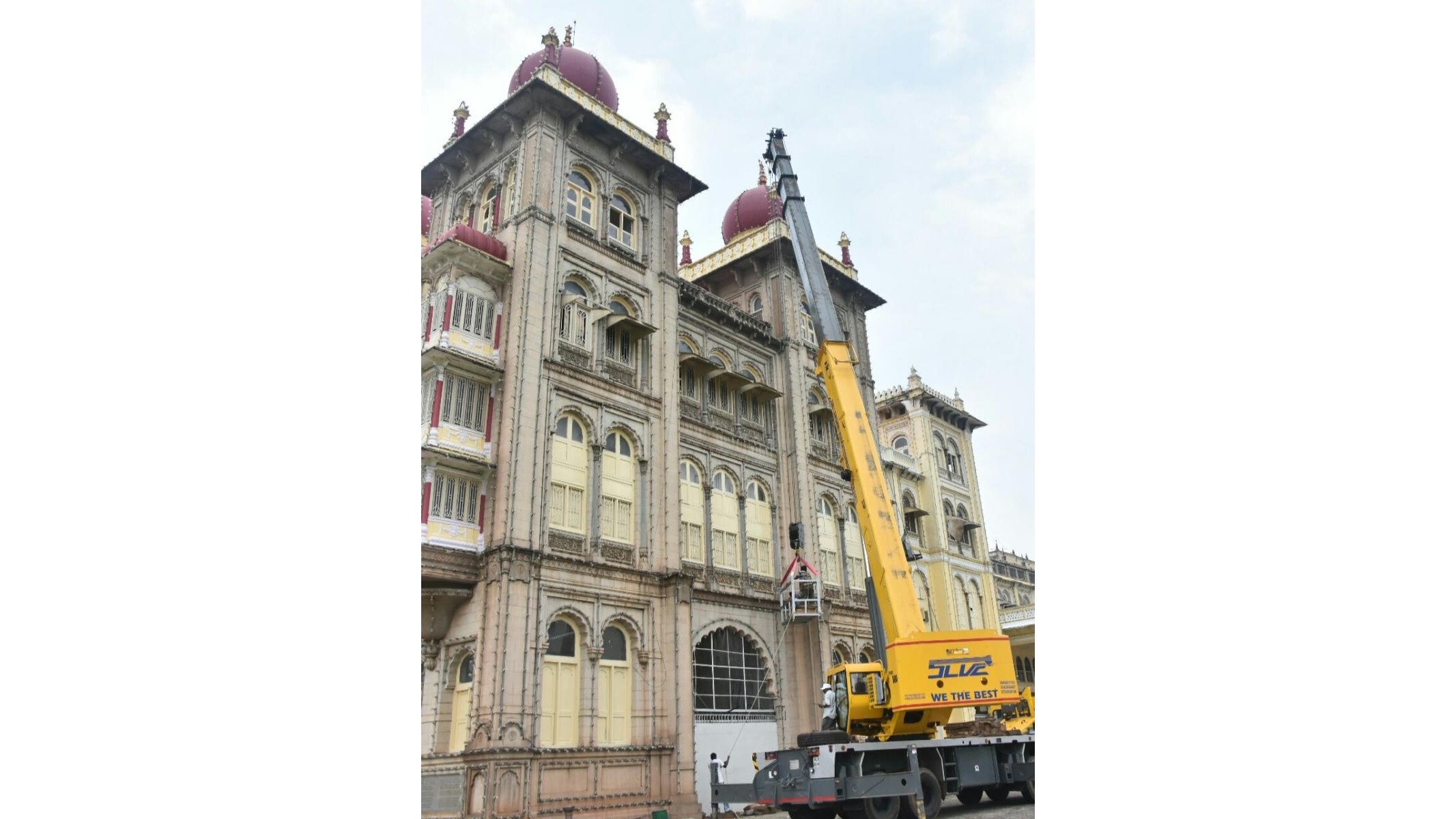 Mysuru Palace spruces up for Dasara; defunct bulbs replaced for illumination
