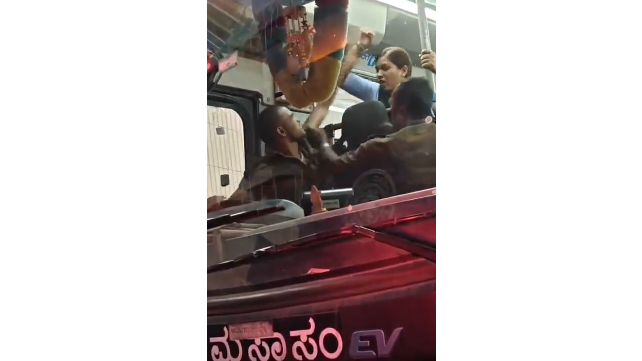 Female passenger, BMTC driver trade blows in ugly bus spat  