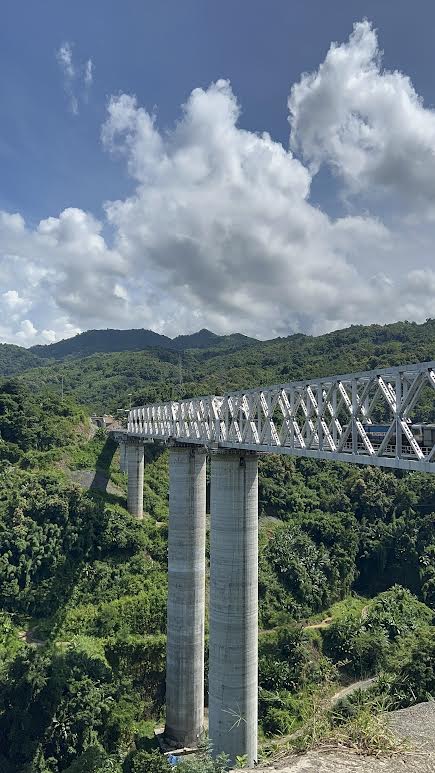 The rail line crosses four stations in Mizoram — Hortoki, Kawnpui, Mualkhang and Sairang