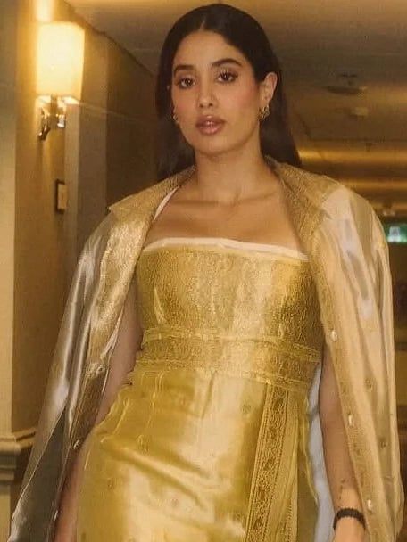 Fashion Spotlight Janhvi Kapoor: Janhvi Kapoor Dazzles in Prada's  Saree-Inspired Couture at TIFF 2025