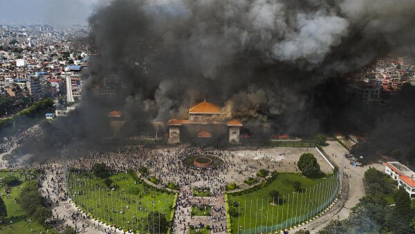 Nepal’s capital is choked with smoke and gripped by fear