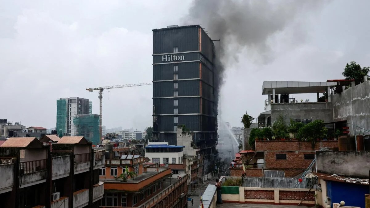Uttar Pradesh woman dies while trying to escape from hotel set on fire by protesters in Nepal 