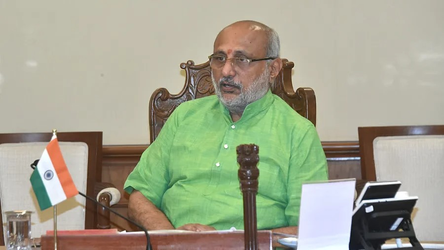C P Radhakrishnan assumes office of Rajya Sabha chair