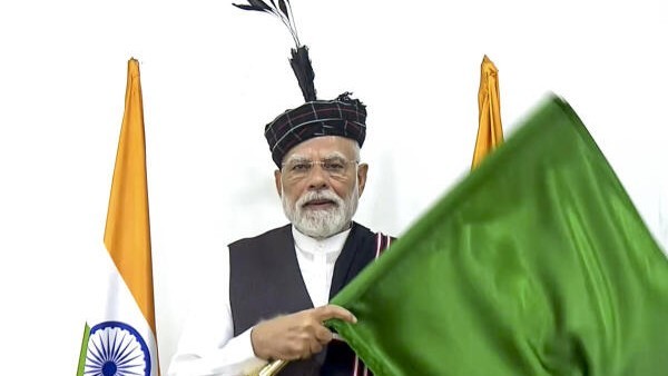 PM inaugurates Mizoram's first railway line, flags off state's maiden Rajdhani Express