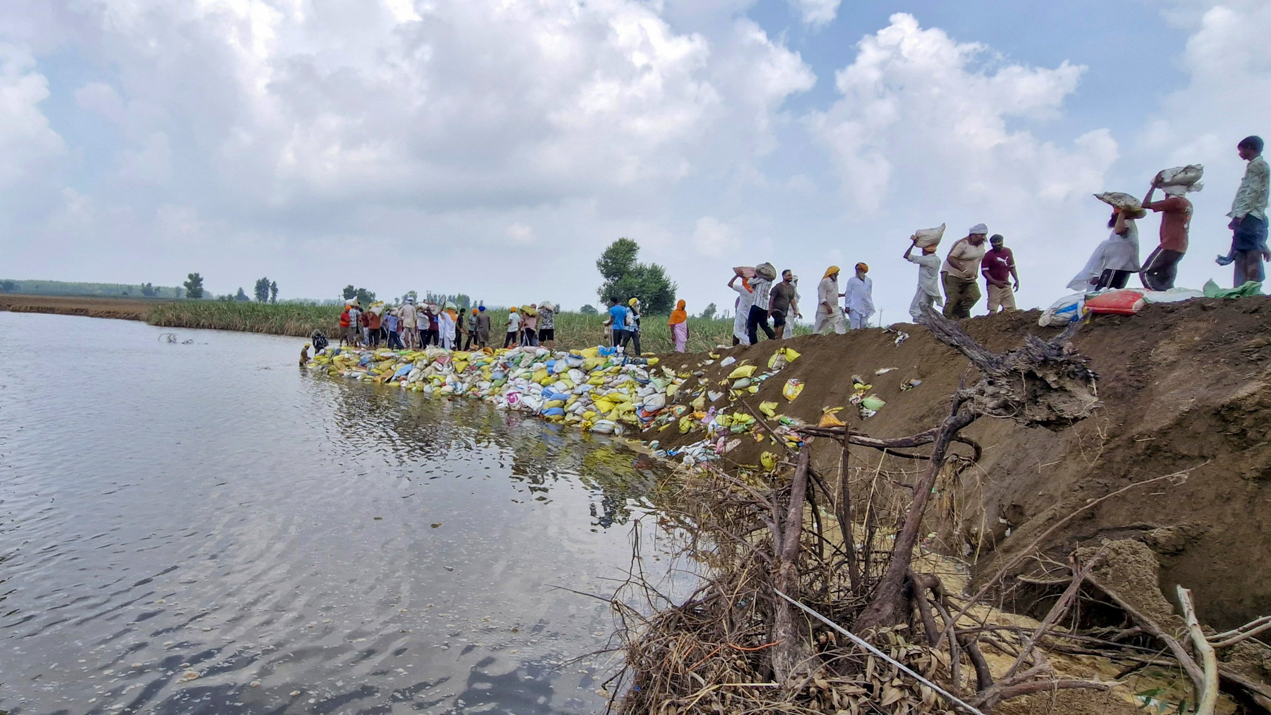 Flood-hit people struggling to rebuild their homes, farmers worried over silt in fields in Hoshiarpur