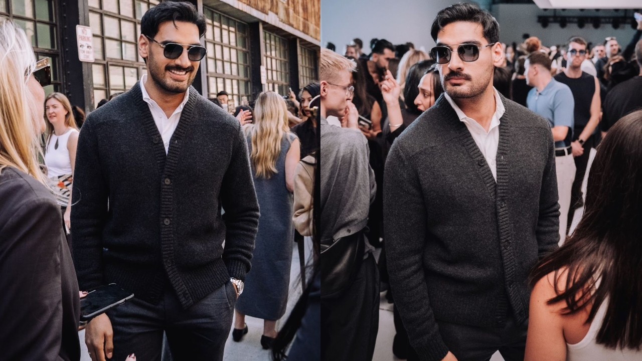 Ahan Shetty brings effortless elegance to New York Fashion Week at COS AW25