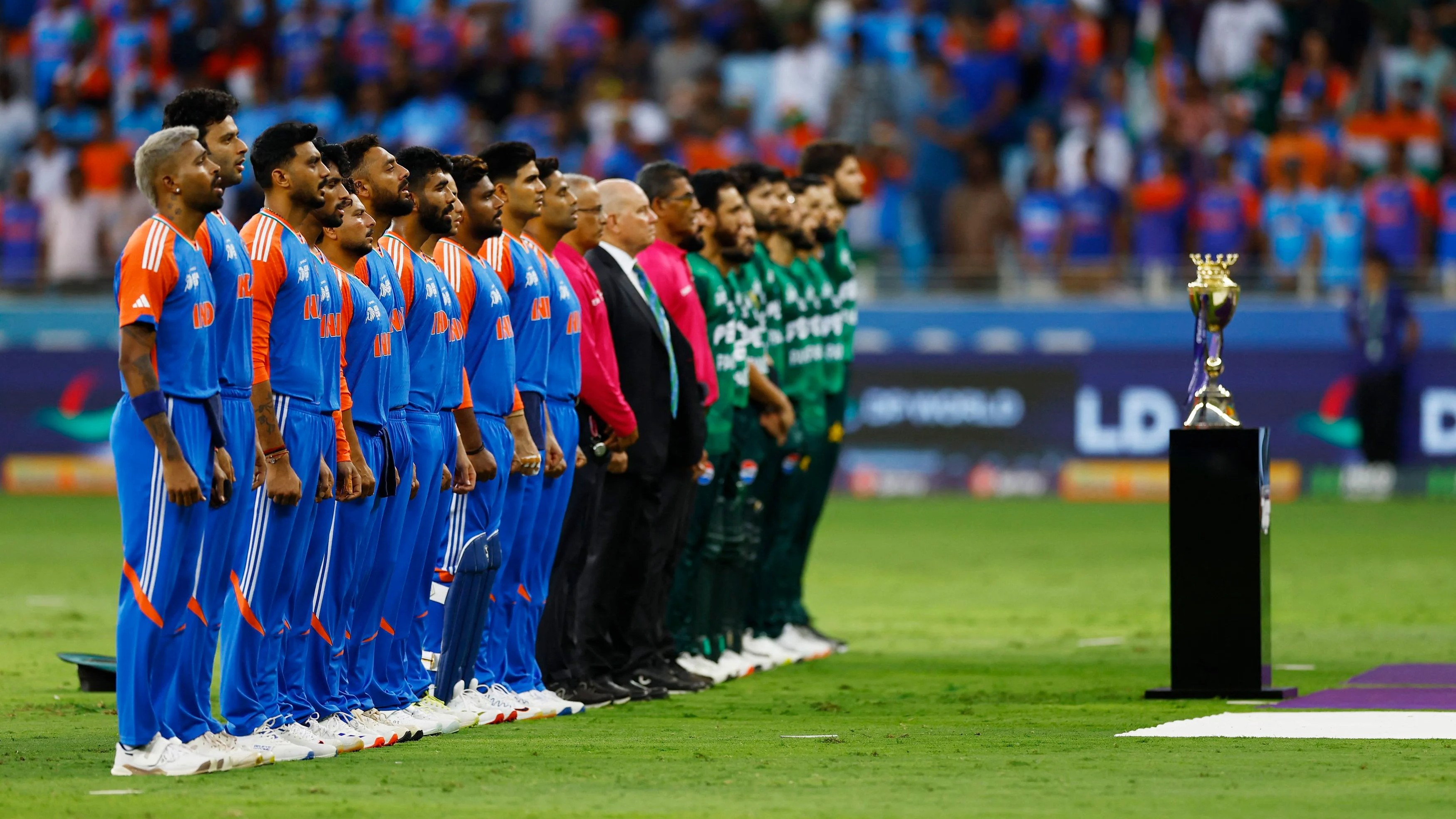 India vs Pakistan: Music blunder! DJ plays ‘Jalebi Baby’ instead of Pakistan anthem before match