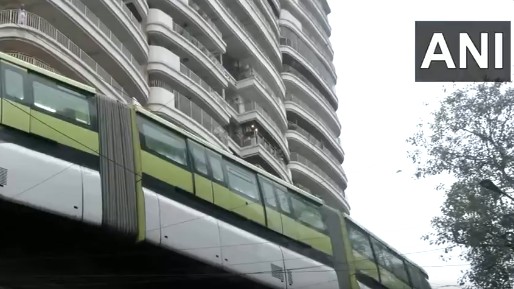 Mumbai monorail halts due to technical glitch amid heavy rains