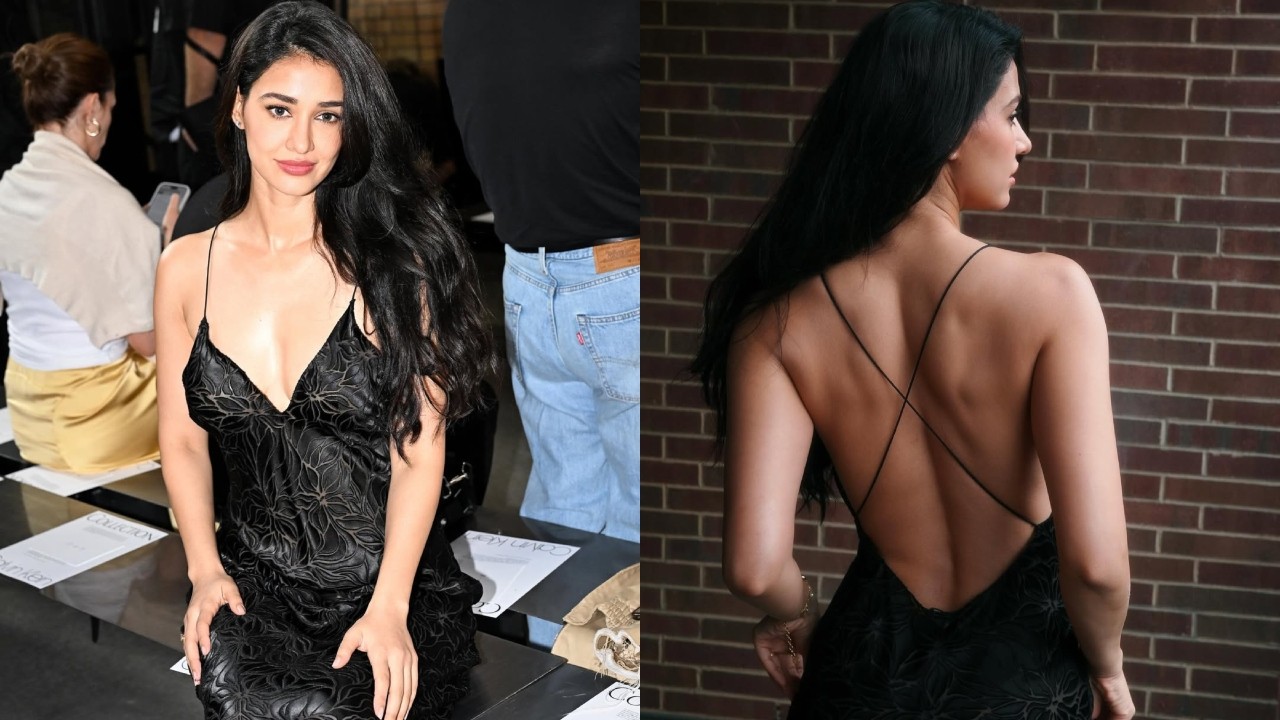 Disha Patani's bold black dress creates a frenzy online