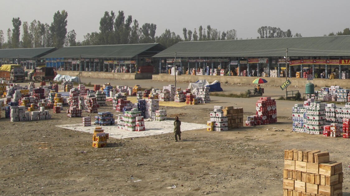 Launch of parcel train brings no relief as highway blockade cripples Kashmir’s apple economy