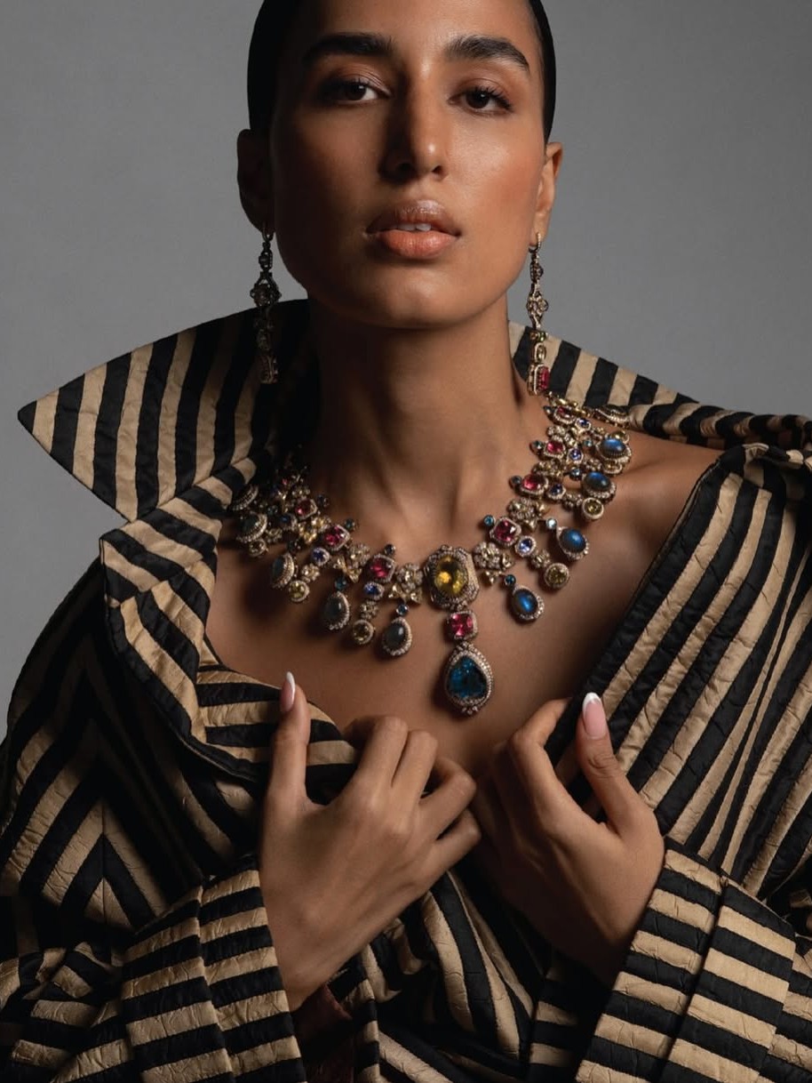 Mahieka has sashayed down the ramp for iconic Indian designers like Manish Malhotra, Tarun Tahiliani and Anita Dongre.