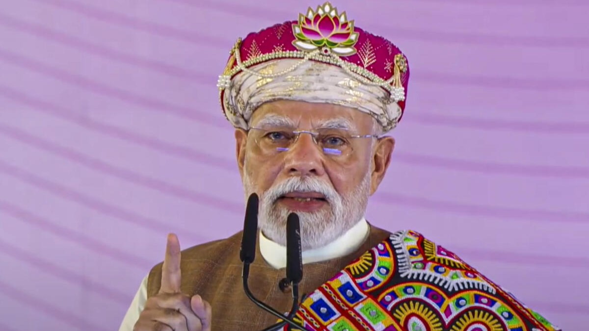 PM Modi lays foundation stone of India's first PM MITRA Park in Madhya Pradesh