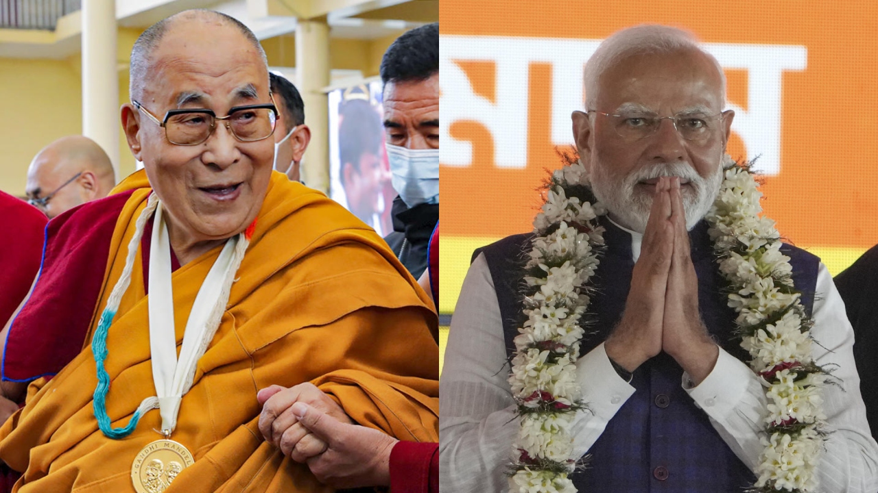 Dalai Lama greets PM Modi on 75th birthday