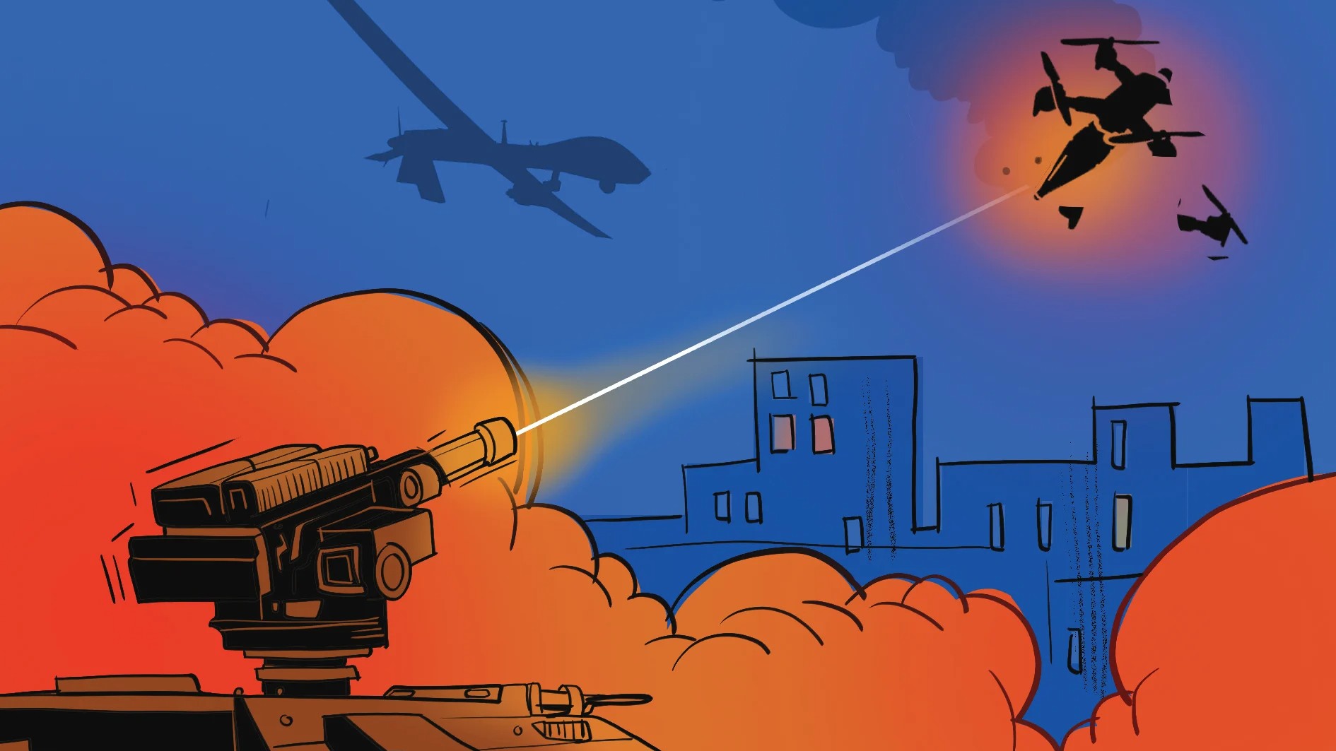 The hottest new defence against drones? Lasers