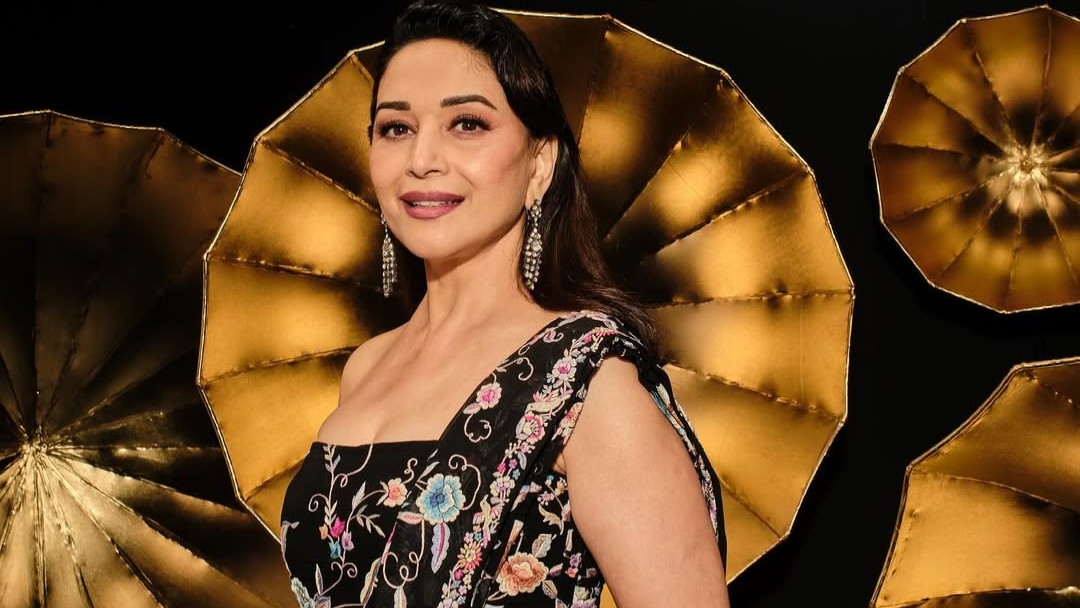 Bollywood’s beloved Dhak Dhak girl, Madhuri Dixit, also graced the screening, showing her support for Aryan Khan’s directorial debut.