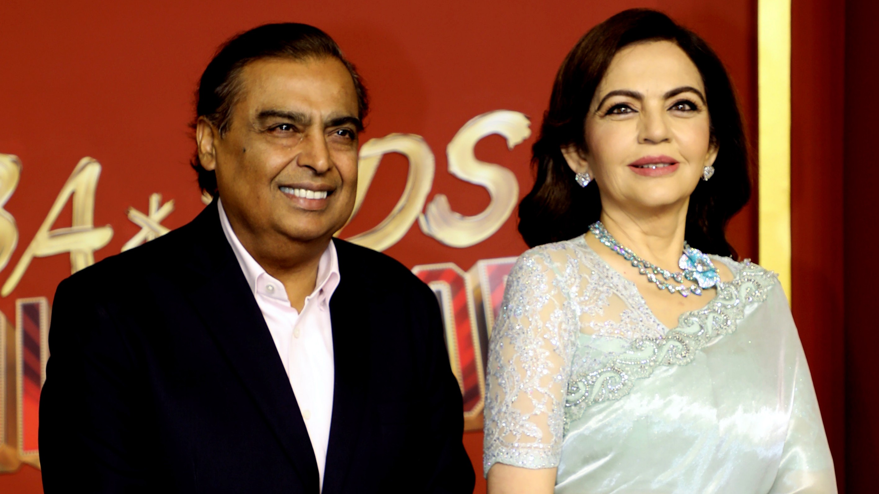 The screening also witnessed the presence of businessman Mukesh Ambani and his wife Nita Ambani.
