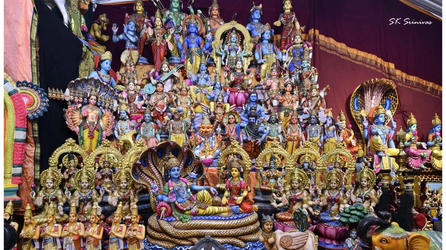 Bengaluru homes gear up for Navaratri with colourful, quirky bombe displays