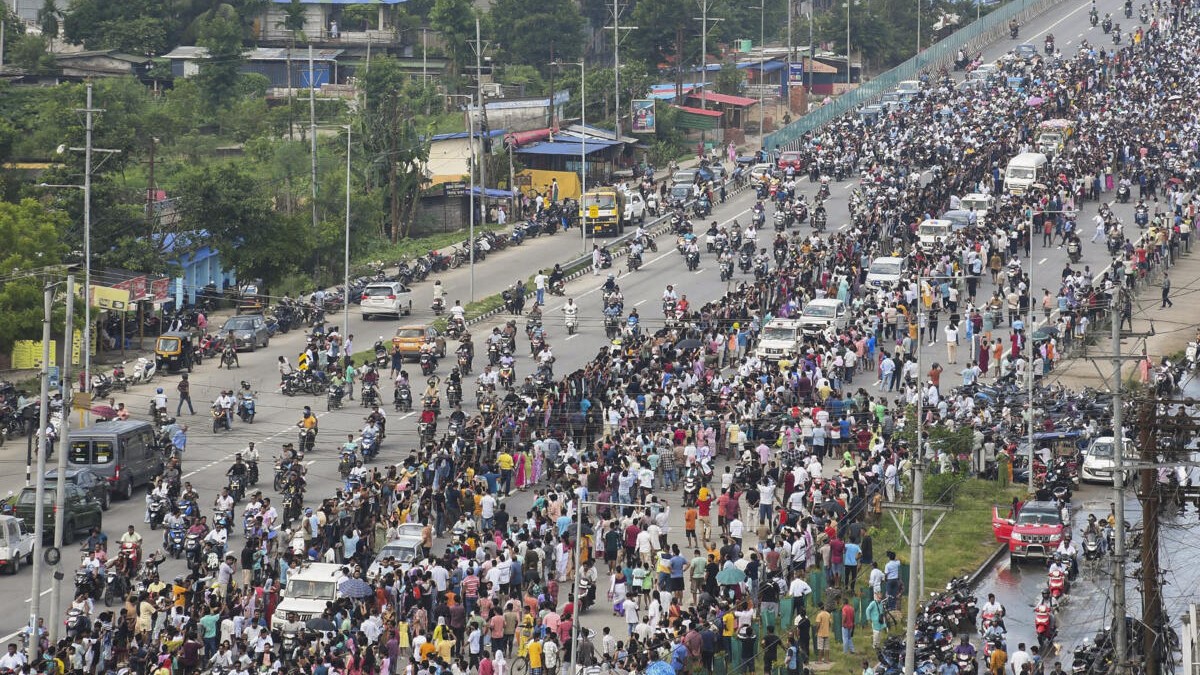 Thousands of fans bid adieu to Zubeen Garg at Guwahati stadium