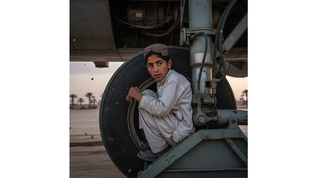 13-year-old Afghan boy lands in Delhi by hiding in plane's landing gear