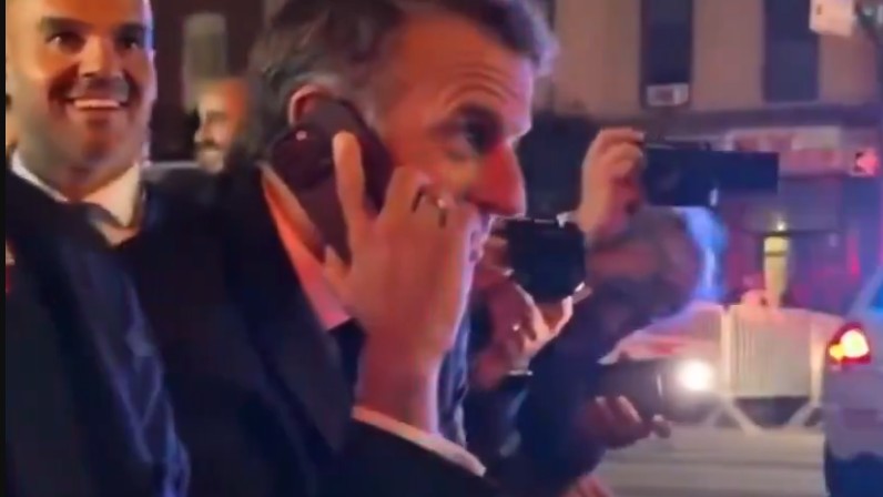 'Everything is frozen for you': France's Macron calls Donald Trump after being stopped on street by police