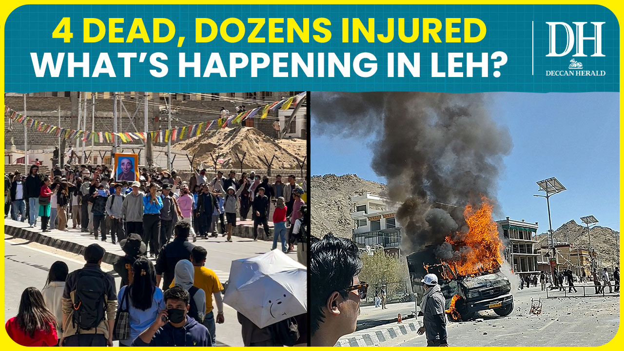 Watch | Ladakh statehood row escalates, 4 killed, scores injured