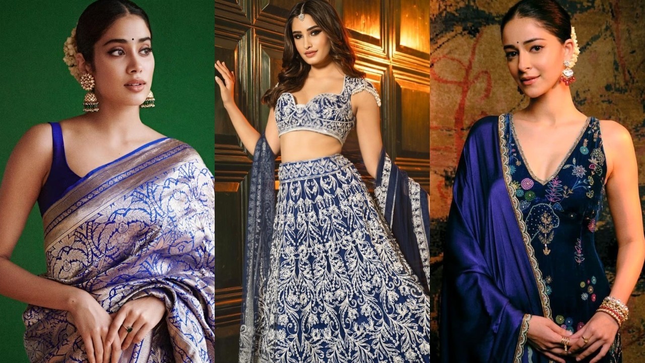 Navratri Day 3: Celebrities slay in stunning blue ensembles