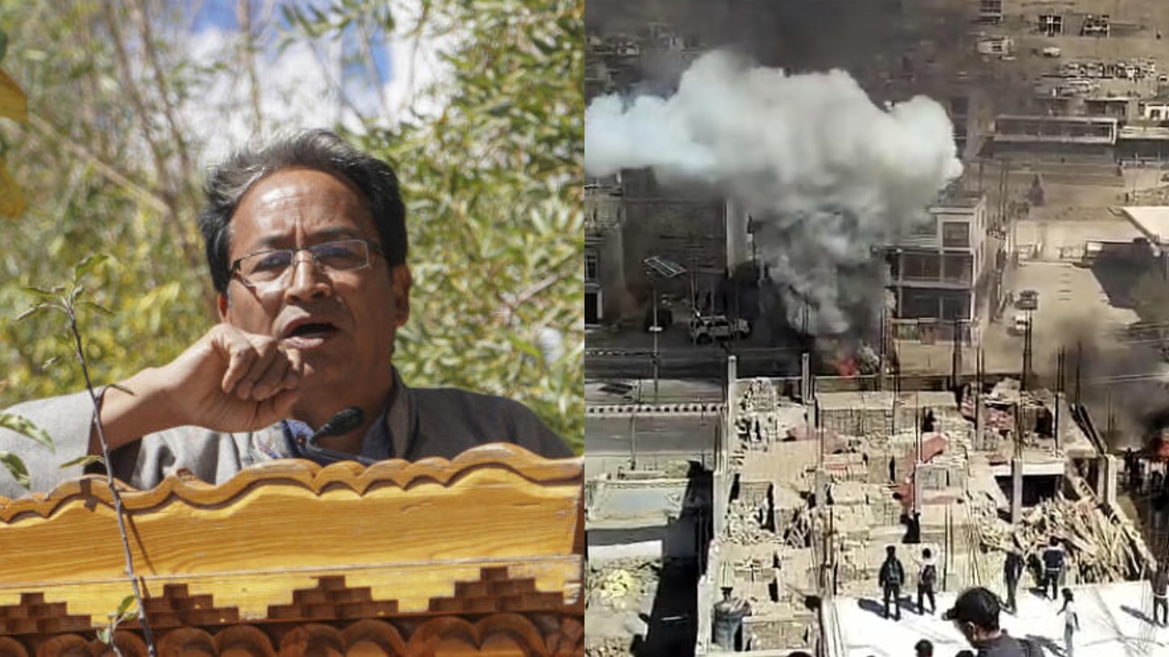 Ladakh statehood row | Sonam Wangchuk calls off hunger strike amid arson, BJP blames Congress