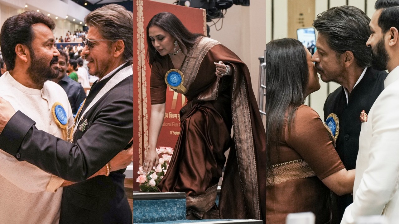 71st National Film Awards: SRK, Mohanlal & others' heartwarming moments go viral