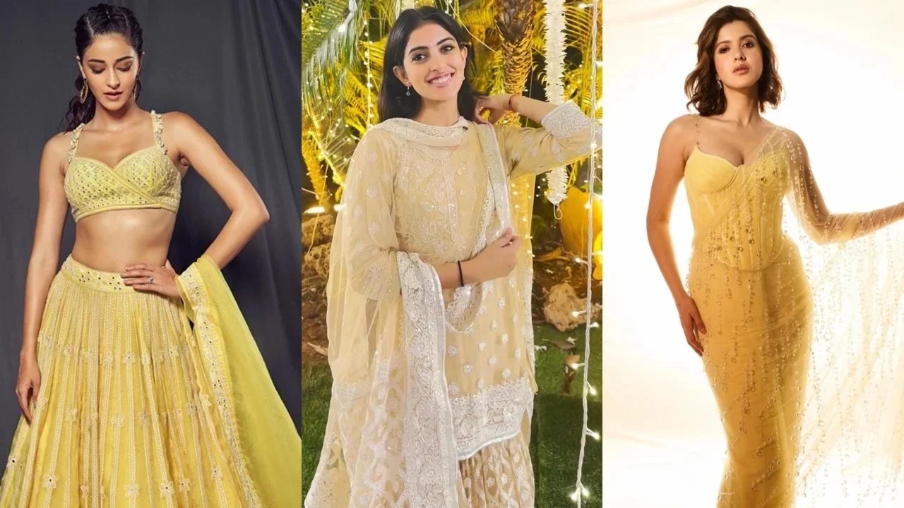 Navratri Day 4 Style File: Celebs shine bright in vibrant yellow ensembles