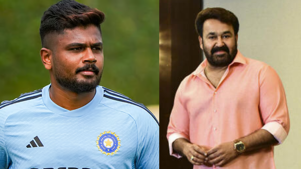 'Hero, villain, joker...' : Sanju Samson draws inspiration from versatile actor Mohanlal when asked on batting order (Video)