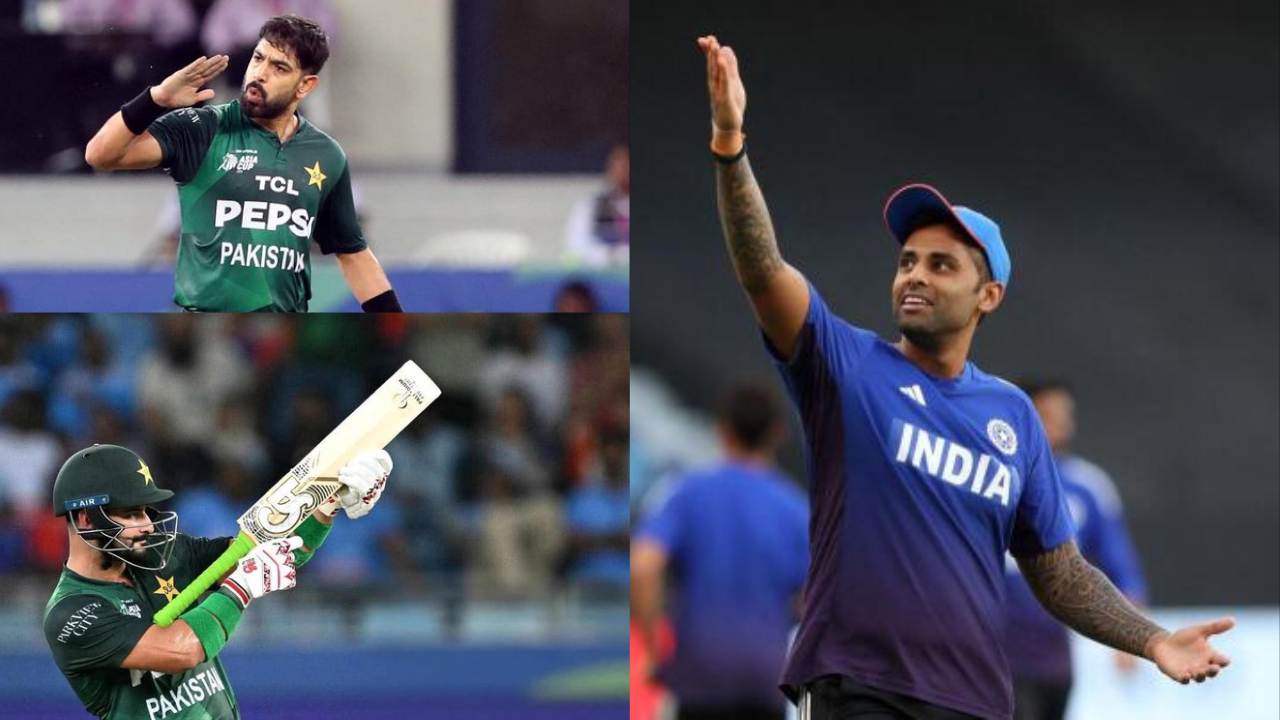 Asia Cup | BCCI complains to ICC against Pakistani cricketers Haris Rauf & Sahibzada Farhan's provocative gestures; PCB targets Suryakumar Yadav