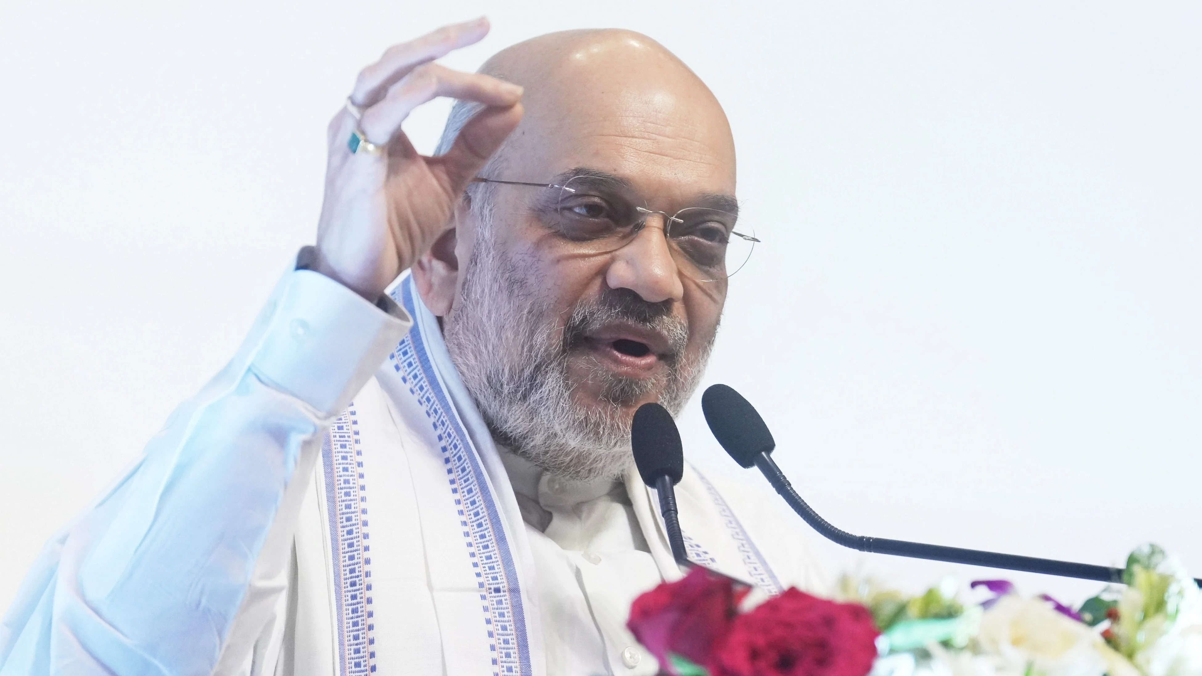 Pray to Maa Durga there is a new government restoring Bengal's lost 'Sonar Bangla' glory post polls: Amit Shah