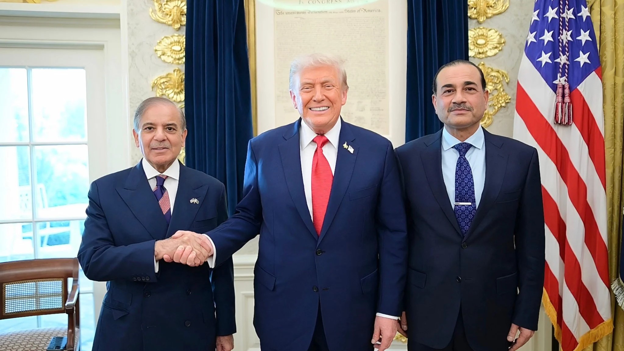 US President Donald Trump meets Pakistan PM Shehbaz Sharif, Field Marshal Asim Munir at White House in latest sign of warming relations