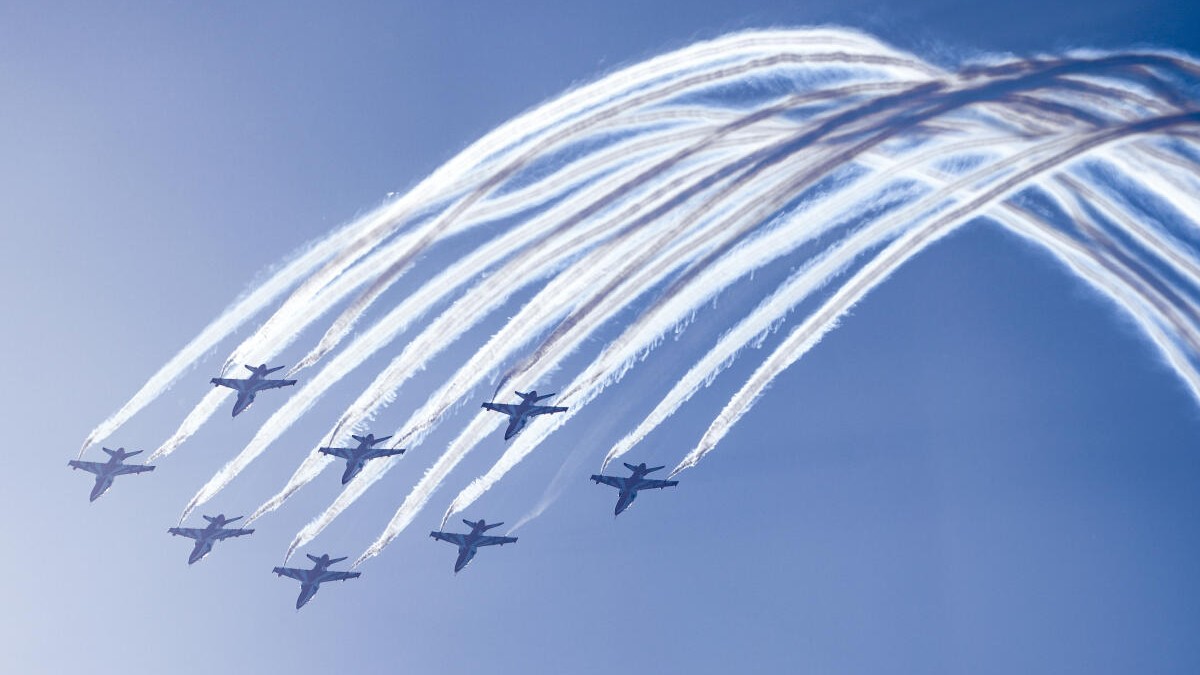 Touching the sky with glory 
