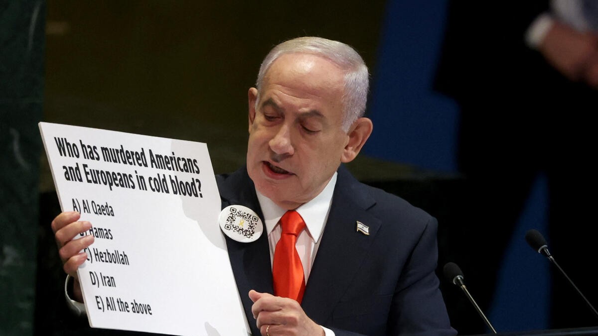 'Much of world no longer remembers Oct 7. But we remember': Netanyahu recalls Hamas attack in speech to UN
