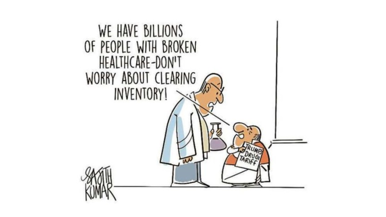 DH Toon | Trump's drug tariff